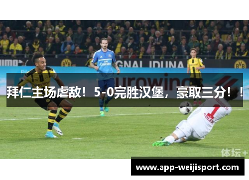 拜仁主场虐敌！5-0完胜汉堡，豪取三分！！